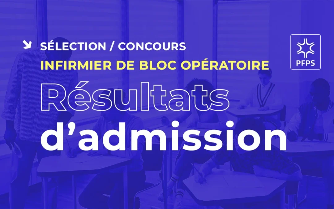 Résultats admission sélection IBODE 2024