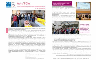 L’Actu’Pôle, la lettre d’information trimestrielle d’octobre du PFPS est parue !