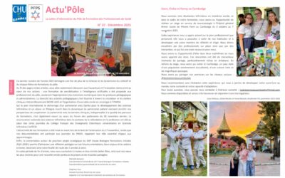 L&rsquo;Actu&rsquo;Pôle, la lettre d&rsquo;information trimestrielle de décembre du PFPS est parue !